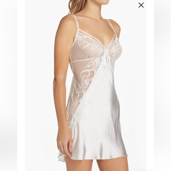 In Bloom by Jonquil Chemise - white, size small - Picture 2 of 7